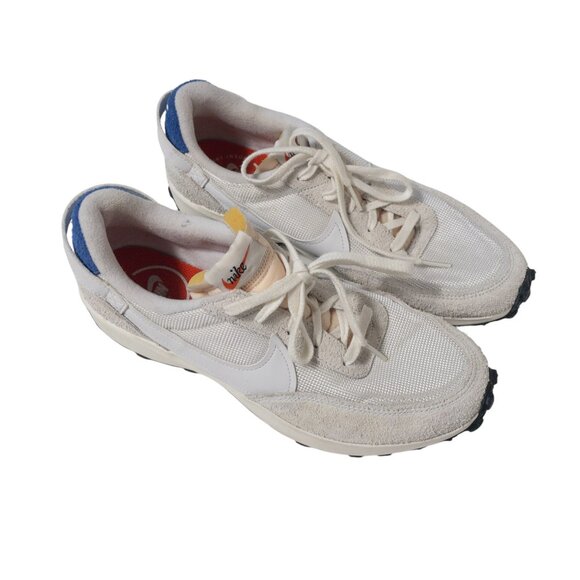 Nike Waffle Debut vintage trainers in summit white and game royal SZ 10.5 - Picture 14 of 15